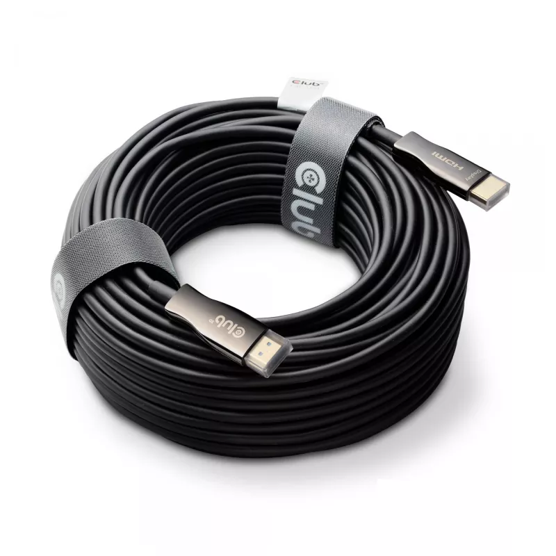 Cable AOC híbrido Club 3D HDMI 8K60Hz / 4K120Hz 50 m, HDMI tipo A macho–macho