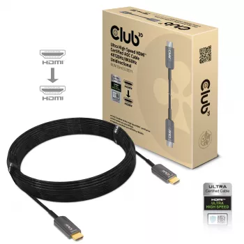 Cable AOC certificado CLUB3D Ultra High Speed HDMI™ 4K120Hz/8K60Hz unidireccional M/M 10m