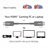Cable AOC certificado CLUB3D Ultra High Speed HDMI™ 4K120Hz/8K60Hz unidireccional M/M 10m