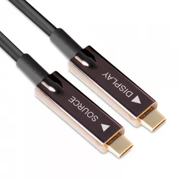 Cable de fibra óptica activa CLUB3D USB Gen 2 Type C A/V unidireccional M/M 20 m