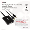 Adaptador activo CLUB3D Mini DisplayPort a Dual Link DVI, versión HDCP OFF para Apple Cinema Displays