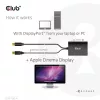 Adaptador activo CLUB3D Mini DisplayPort a Dual Link DVI, versión HDCP OFF para Apple Cinema Displays