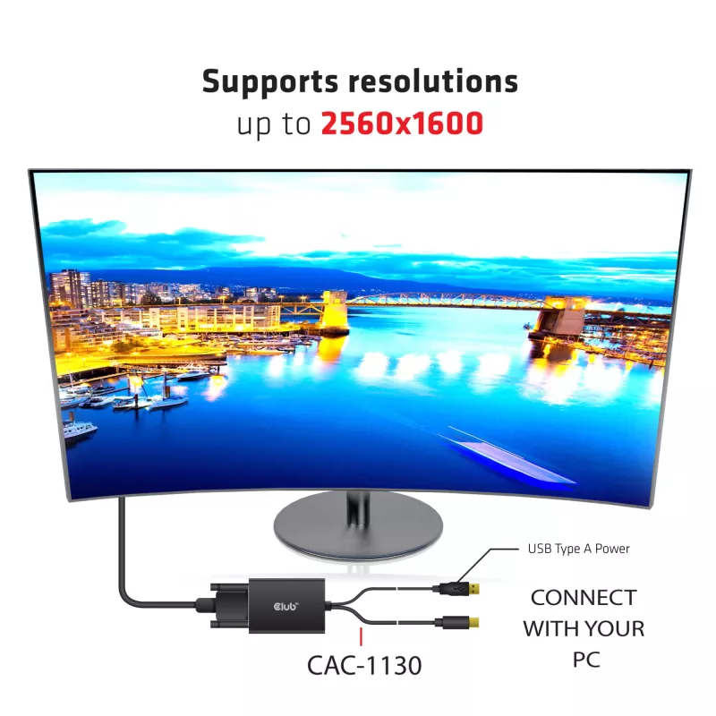 Adaptador activo MiniDisplayPort 1.2a a Dual Link DVI-D CLUB3D CAC-1130