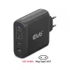 Cargador de viaje CLUB3D 100W tecnología GaN, cuatro puertos USB Type-A(2x) y -C(2x), compatibilidad con Power Delivery(PD) 3.0