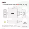 Cargador de viaje CLUB3D 100W tecnología GaN, cuatro puertos USB Type-A(2x) y -C(2x), compatibilidad con Power Delivery(PD) 3.0