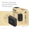 Cargador de viaje CLUB3D 100W tecnología GaN, cuatro puertos USB Type-A(2x) y -C(2x), compatibilidad con Power Delivery(PD) 3.0