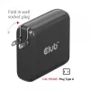 Cargador de viaje CLUB3D 100W tecnología GaN, cuatro puertos USB Type-A(2x) y -C(2x), compatibilidad con Power Delivery(PD) 3.0