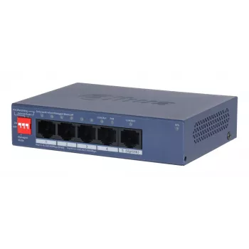 Dahua Technology CS4005-4ET1GT-36 switch de red gestionado L2 Gigabit Ethernet (10/100/1000) Power over Ethernet (PoE) azul