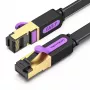 Cable de red Vention plano Cat.7 latiguillo 3M negro