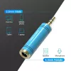 Adaptador de audio Vention de jack de 3,5 mm macho a jack de 6,5 mm hembra, azul, acabado metálico