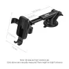 Vention KCOB0 soporte de coche para teléfono con sujeción automática y ventosa, tipo cuadrado, negro