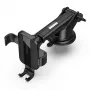 Soporte para coche Vention KCOB0 — soporte de ventosa con pinza, soporte de pinza para smartphones, negro, ancho 73 mm, alto 117,6 mm