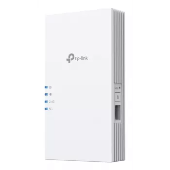 Repetidor Wi-Fi TP-Link RE220BE — banda dual 2,4/5 GHz, 802.11ac, 2 antenas externas, entrada 100–240 V