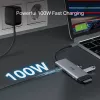 Hub USB Type-C TP-Link UH7021C — HDMI, USB 3.2 Gen1, USB 2.0, SD/microSD, 5000 Mbit/s, aluminio negro