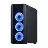 Chieftec Scorpion 3 GL-03B-OP caja Midi Tower, ATX/MicroATX/Mini-ITX, negra, RGB, paneles de cristal