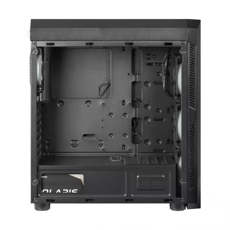 Chieftec Scorpion 3 GL-03B-OP caja Midi Tower, ATX/MicroATX/Mini-ITX, negra, RGB, paneles de cristal