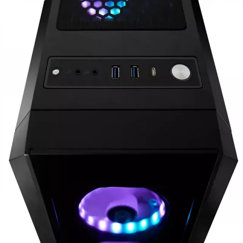 Chieftec Scorpion 3 GL-03B-UC-OP caja de PC Midi Tower, ATX/micro ATX/Mini-ATX, negra