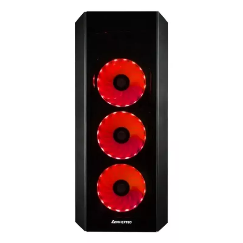 Chieftec Scorpion 3 GL-03B-UC-OP caja de PC Midi Tower, ATX/micro ATX/Mini-ATX, negra