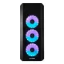 Caja de PC torre semitorre CHIEFTEC SCORPION 3 GL-03B-UC-OP – negra, cristal templado, ATX/Micro-ATX, 3 ventiladores frontales de 120mm + 1 trasero de 120mm