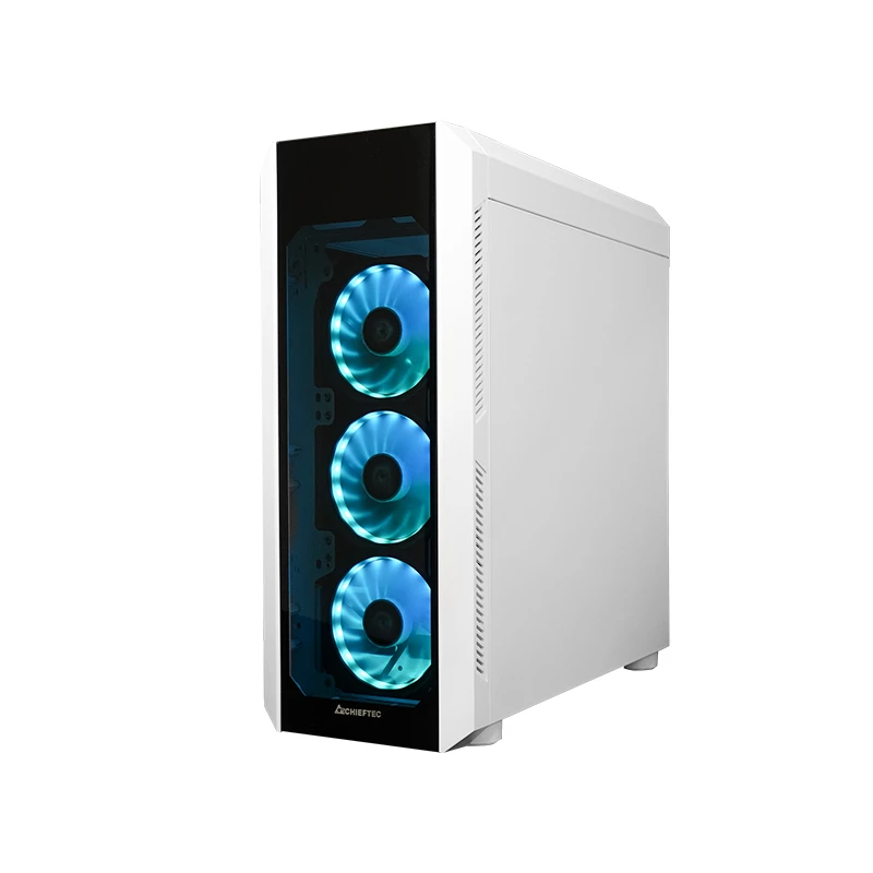 Chieftec GL-03W-OP caja de ordenador torre semitorre blanca