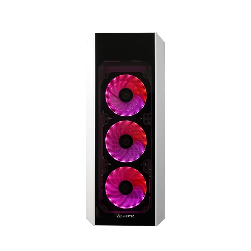 Chieftec GL-03W-OP caja de ordenador torre semitorre blanca