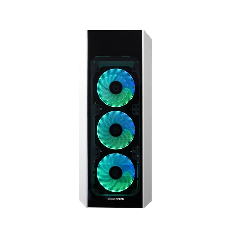 Chieftec GL-03W-OP caja de ordenador torre semitorre blanca