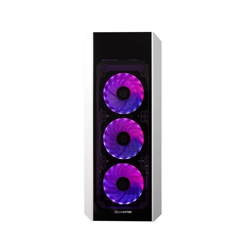 Chieftec GL-03W-OP caja de ordenador torre semitorre blanca