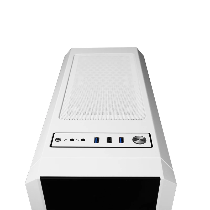 Chieftec GL-03W-OP caja de ordenador torre semitorre blanca