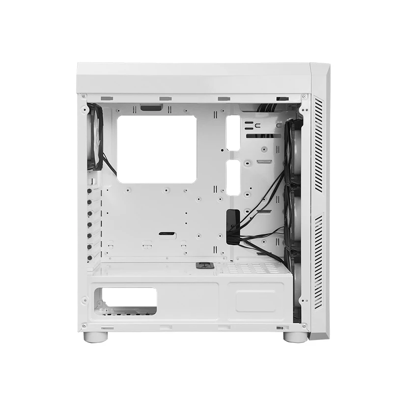 Chieftec GL-03W-OP caja de ordenador torre semitorre blanca