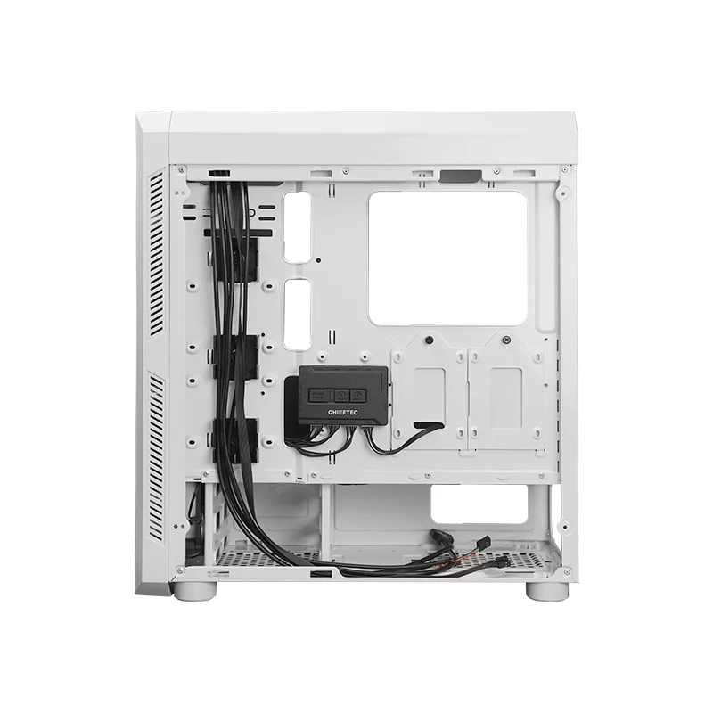 Chieftec GL-03W-OP caja de ordenador torre semitorre blanca