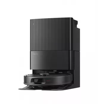 Roborock robot aspirador Q Revo L — robot redondo con bolsa de polvo, 0,33 l de capacidad de polvo, 2,7 l de base, 180 min de autonomía, 5200 mAh, negro