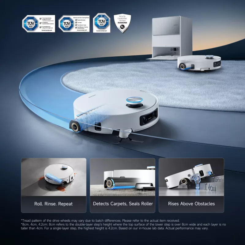 Robot aspirador Dreame Aqua10 Ultra Roller Complete blanco