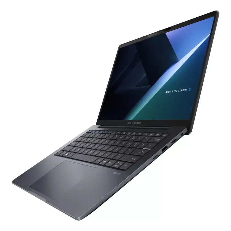 ASUS ExpertBook B3 B3405CCA-LY0310X portátil, Intel Core Ultra 5 125H, 35,6 cm (14") WUXGA 1920x1200, 16 GB DDR5, 512 GB SSD, Intel Graphics, Wi-Fi 6E, teclado retroiluminado, lector de tarjetas inteligentes, Windows 11 Pro, teclado US