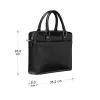 dbramante1928 Rosenborg BG14GTBL1495 bolso para portátil, 14 pulgadas (35,6 cm), 2.ª generación, piel, negro