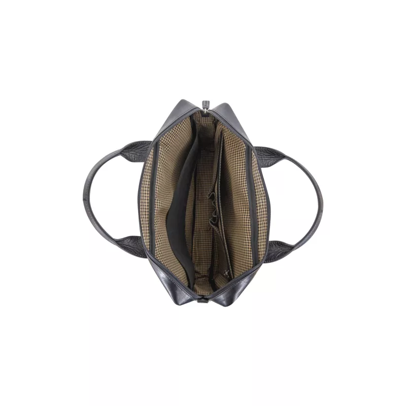 dbramante1928 Amalienborg BG15GTBL1489 bolso de hombro para portátil, 15 pulgadas (38,1 cm), 2.ª generación, piel, negro