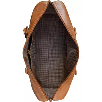 Bolsa de fin de semana dbramante1928 Kastrup 2 - Marrón, Unisex, Bolso de mano, Cremallera, Bolsillo frontal, India, Marrón