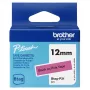 Cinta de etiquetar Brother BTAG-P31 Negro sobre Rosa 1,2 cm 4 m