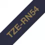 Cinta de etiquetar Brother TZE-RN54 Oro sobre azul marino