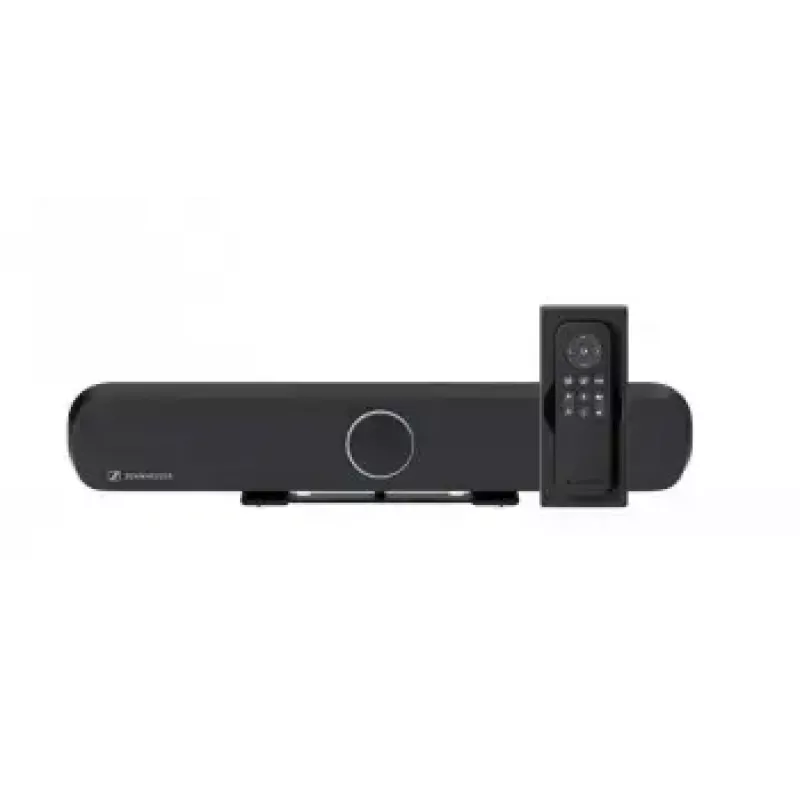 Micrófono Sennheiser TEAMCONNECT BAR S VIDEO BAR — altavoces integrados, cancelación de ruido, USB/Plug-and-Play