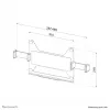 Soporte para portátil Neomounts ADS20-425BL1 11,6-17,3 inch - VESA - universal