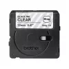 Cinta de etiquetar Brother BTAG-131 Negro sobre Transparente 1,2 cm 4 m