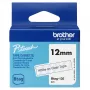 Cinta de etiquetar Brother BTAG-135 Blanco sobre transparente 1,2 cm 4 m