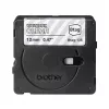 Cinta de etiquetar Brother BTAG-135 Blanco sobre transparente 1,2 cm 4 m