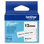 Cinta de etiquetar Brother BTAG-231 Negro sobre Blanco 1,2 cm 4 m