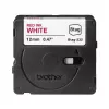 Cinta de etiquetar Brother BTAG-232 Rojo sobre Blanco 1,2 cm 4 m