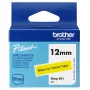 Cinta de etiquetar Brother BTAG-631 Negro sobre Amarillo 1,2 cm 4 m