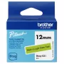 Cinta de etiquetar Brother BTAG-G31 Negro sobre Verde 1,2 cm 4 m