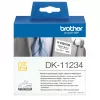 Etiqueta de impresora Brother DK-11234 Blanca etiqueta de impresora autoadhesiva