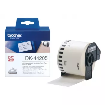 Cinta de papel removible Brother DK44205