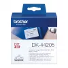 Cinta de papel removible Brother DK44205
